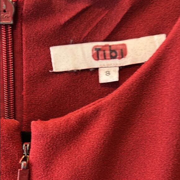 Tibi Structured Crepe Dress Sz 8 - Picture 2 of 8